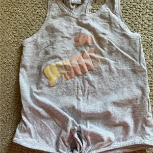 Puma Light Gray Athletic Tank